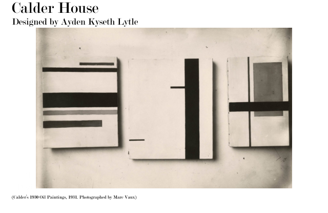 Calder House cover
