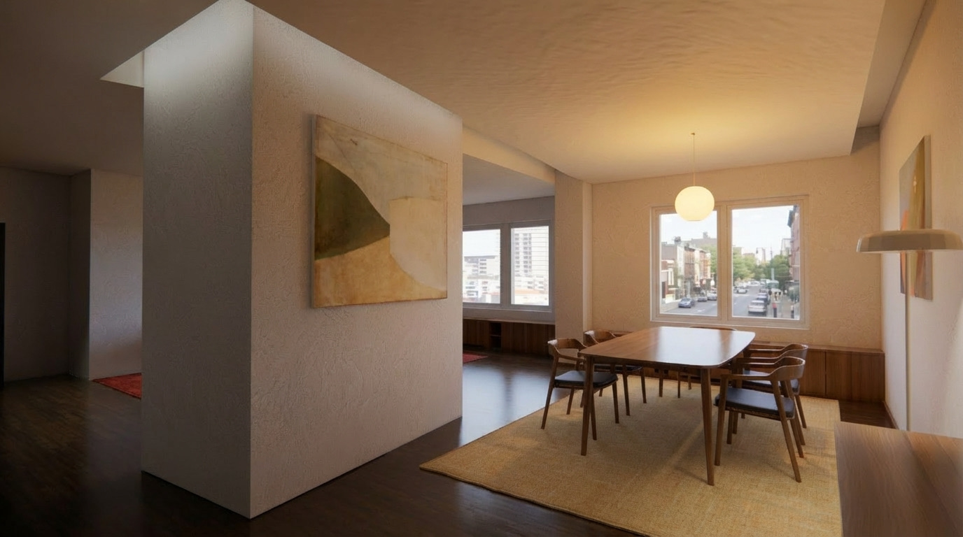 Dining room render