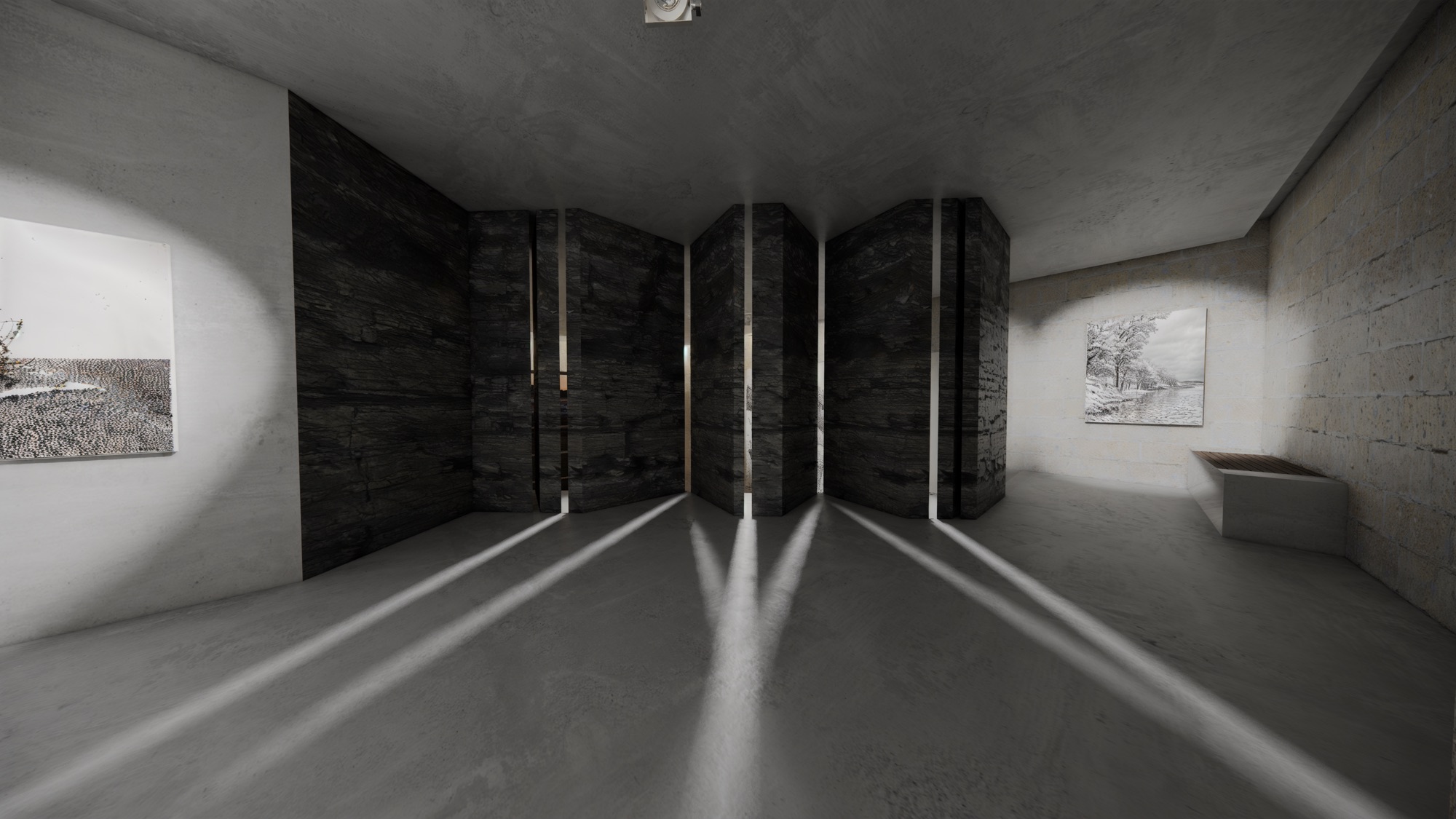 Feature wall render