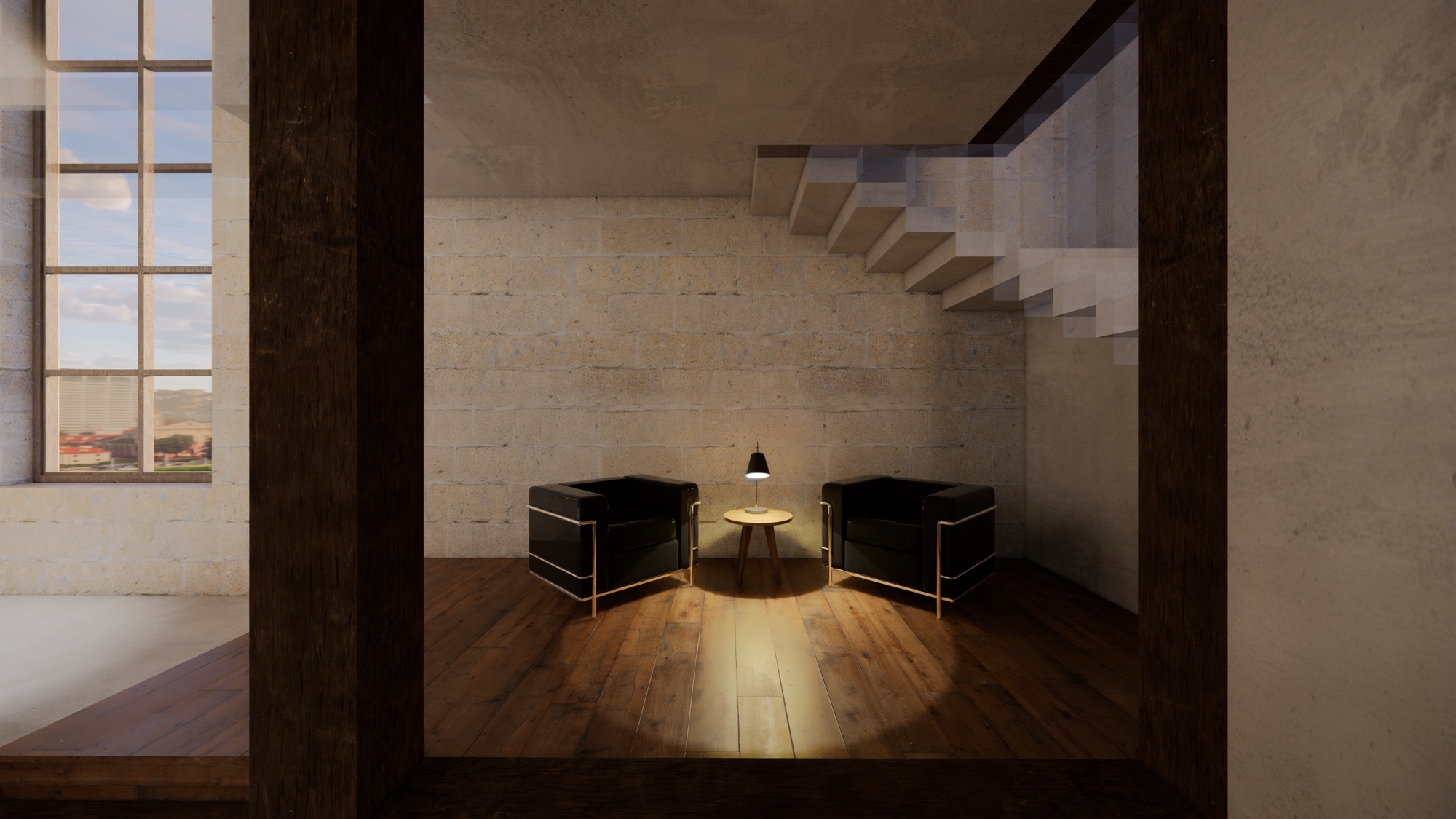 Living area render